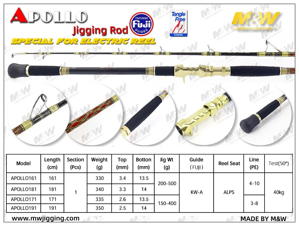 APPLLO Jiggig Rod(Special for electric reel)